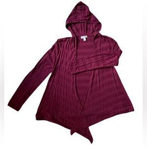 Dress Barn hooded cardigan